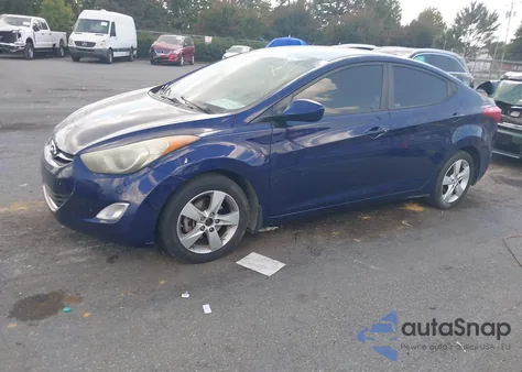 2013 Hyundai Elantra Gls from USA, damaged, VIN 5NPDH4AE8DH173513
